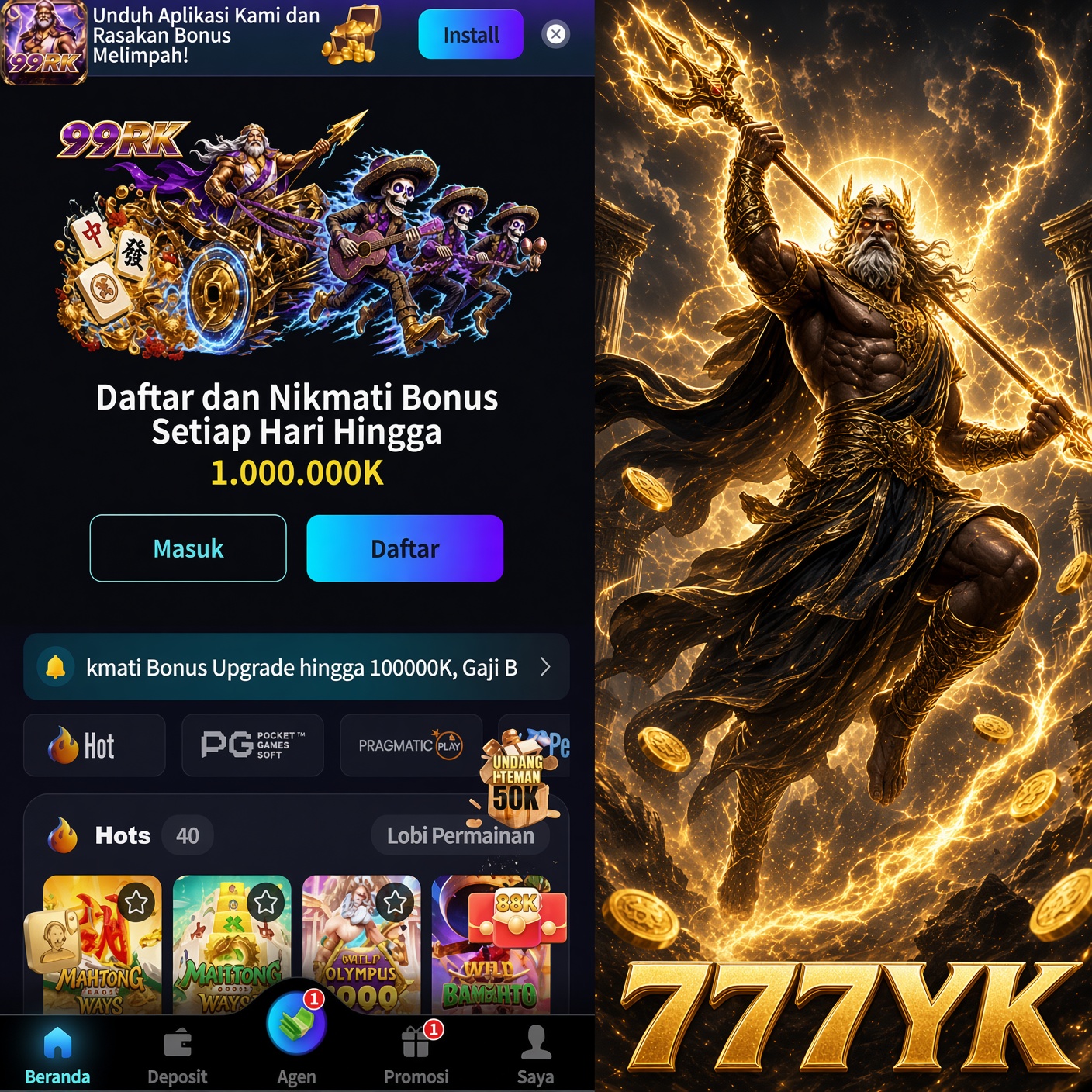777YK - Situs Resmi Slot Online dan Pilihan Game PG Soft