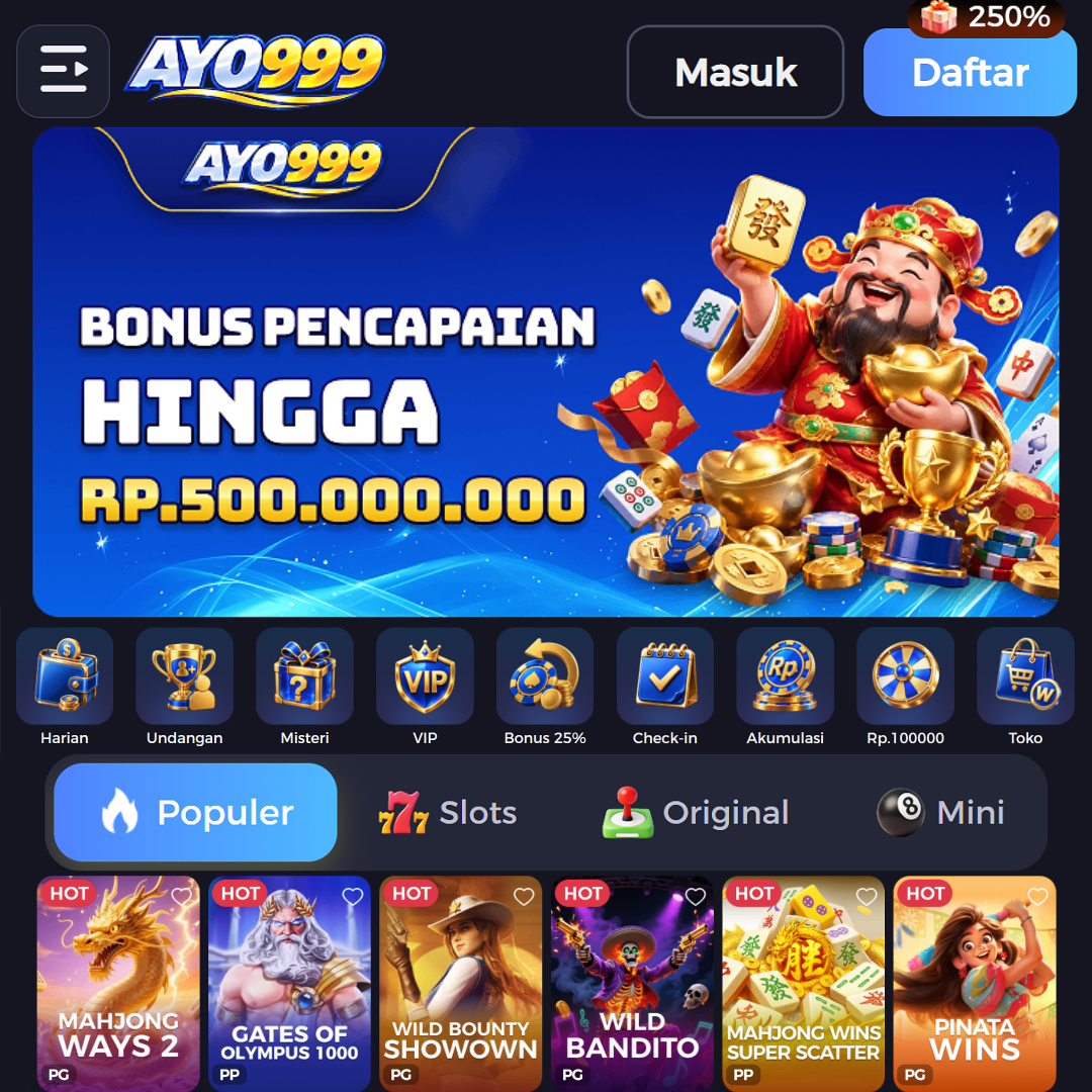 AYO999 - ayo999 agen slot online terpercaya di Indonesia dengan slot gacor hari ini terbaik dari slot88 di tahun 2026 ini.