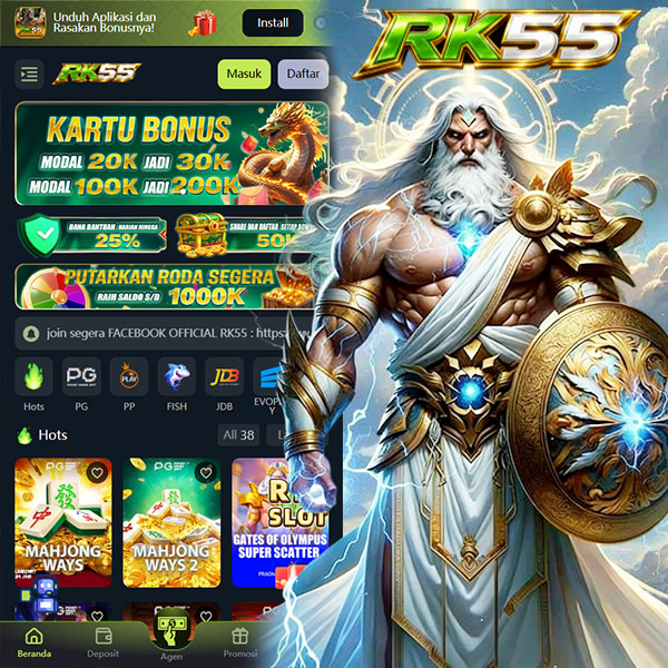 RK55 - Situs Resmi Slot Online dan Pilihan Game PG Soft